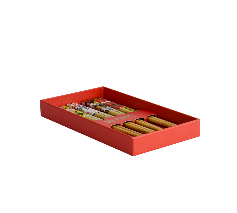 Children spisepinde gavesæt, Lucky Cats Japan - 5 par